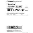 PIONEER DEH-P65BT Instrukcja Serwisowa