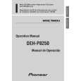 PIONEER DEH-P8250/XN/ES Instrukcja Obsługi