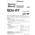 PIONEER SDV-P7/ES/RC Instrukcja Serwisowa