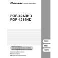 PIONEER PDP-42A3HD/KUCXC Instrukcja Obsługi