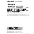 PIONEER DEH-P560MP Instrukcja Serwisowa