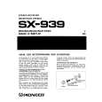 PIONEER SX-939 Instrukcja Obsługi