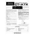 PIONEER CT-A7X(BK)/KU Instrukcja Obsługi