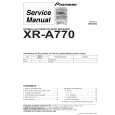 PIONEER XR-A770/MYXJ Instrukcja Serwisowa