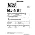PIONEER MJ-NS1 Instrukcja Serwisowa