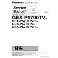 PIONEER GEX-P5700TV Instrukcja Serwisowa