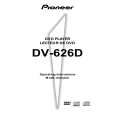 PIONEER DV-626D Instrukcja Obsługi