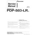 PIONEER PDP-S03-LR Instrukcja Serwisowa