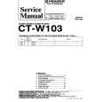PIONEER CT-W103 Instrukcja Serwisowa