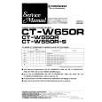 PIONEER CT-W650R Instrukcja Serwisowa