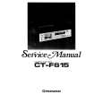 PIONEER CT-F615 Instrukcja Serwisowa
