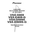 PIONEER VSX-D509S/BXJI Instrukcja Obsługi