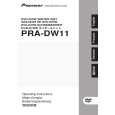 PIONEER PRA-DW11 Instrukcja Obsługi
