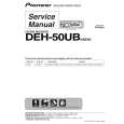 PIONEER DEH-50UB/X1P/EW5 Instrukcja Serwisowa