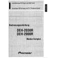 PIONEER DEH-2000R (GE) Instrukcja Obsługi