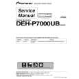 PIONEER DEH-P7000UB/X1PEW5 Instrukcja Serwisowa