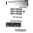 PIONEER KEHP5450 Instrukcja Obsługi