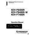 PIONEER KEH-P8400R Instrukcja Obsługi