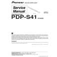 PIONEER PDP-S41 Instrukcja Serwisowa