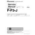 PIONEER F-F3-J/WYSXCN5 Instrukcja Serwisowa