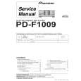 PIONEER PD-F1009-G/LB Instrukcja Serwisowa
