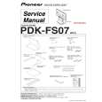 PIONEER PDK-FS07 Instrukcja Serwisowa
