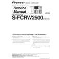 PIONEER S-FCRW2500/XTW/EW5 Instrukcja Serwisowa