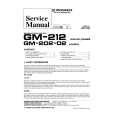 PIONEER GM20202 X1R/EW Instrukcja Serwisowa