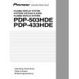 PIONEER PDP-433HDE Instrukcja Obsługi