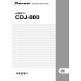 PIONEER CDJ-800/NKXJ Instrukcja Obsługi