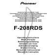 PIONEER F-208RDS Instrukcja Obsługi