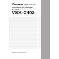 PIONEER VSX-C402 Instrukcja Obsługi