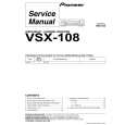 PIONEER VSX-108/KUXCN Instrukcja Serwisowa