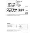 PIONEER CDX-FM1259/XN/UC Instrukcja Serwisowa