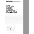 PIONEER DJM-600 Instrukcja Obsługi