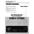 PIONEER KEH1750 Instrukcja Obsługi