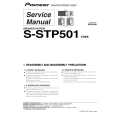 PIONEER S-STP501/XTW/E Instrukcja Serwisowa