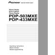 PIONEER PDP433MXE Instrukcja Obsługi