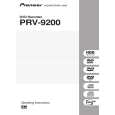 PIONEER PRV-9200/KU/CA Instrukcja Obsługi