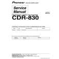 PIONEER CDR-830/WYXJ4 Instrukcja Serwisowa