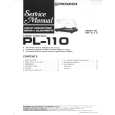 PIONEER PL-110 Instrukcja Serwisowa