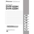 PIONEER DVR-420H-S/KUXU/CA Instrukcja Obsługi