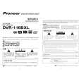 PIONEER DVR-116BXL/BXV/C5 Instrukcja Obsługi
