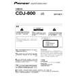 PIONEER CDJ-800/WAXJ Instrukcja Obsługi
