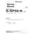 PIONEER S-SP50-K/XTW/EU5 Instrukcja Serwisowa