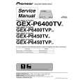 PIONEER GEX-P6400TV Instrukcja Serwisowa