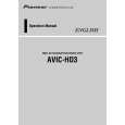 PIONEER AVIC-HD3 Instrukcja Obsługi