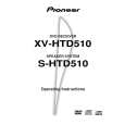 PIONEER XV-HTD510 Instrukcja Obsługi