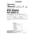 PIONEER PDS904/G Instrukcja Serwisowa