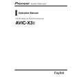 PIONEER AVIC-X3-2/XU/EW5 Instrukcja Obsługi
